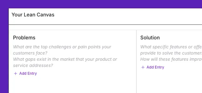 Lean & Business Model Canvas